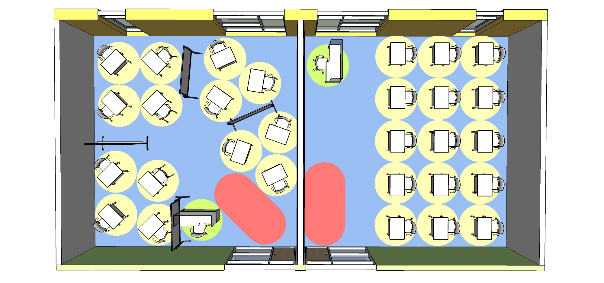 Classroom 6. Classroom Layout. Classroom Plan. Flexible Classroom Layout. Plan Classroom 6.