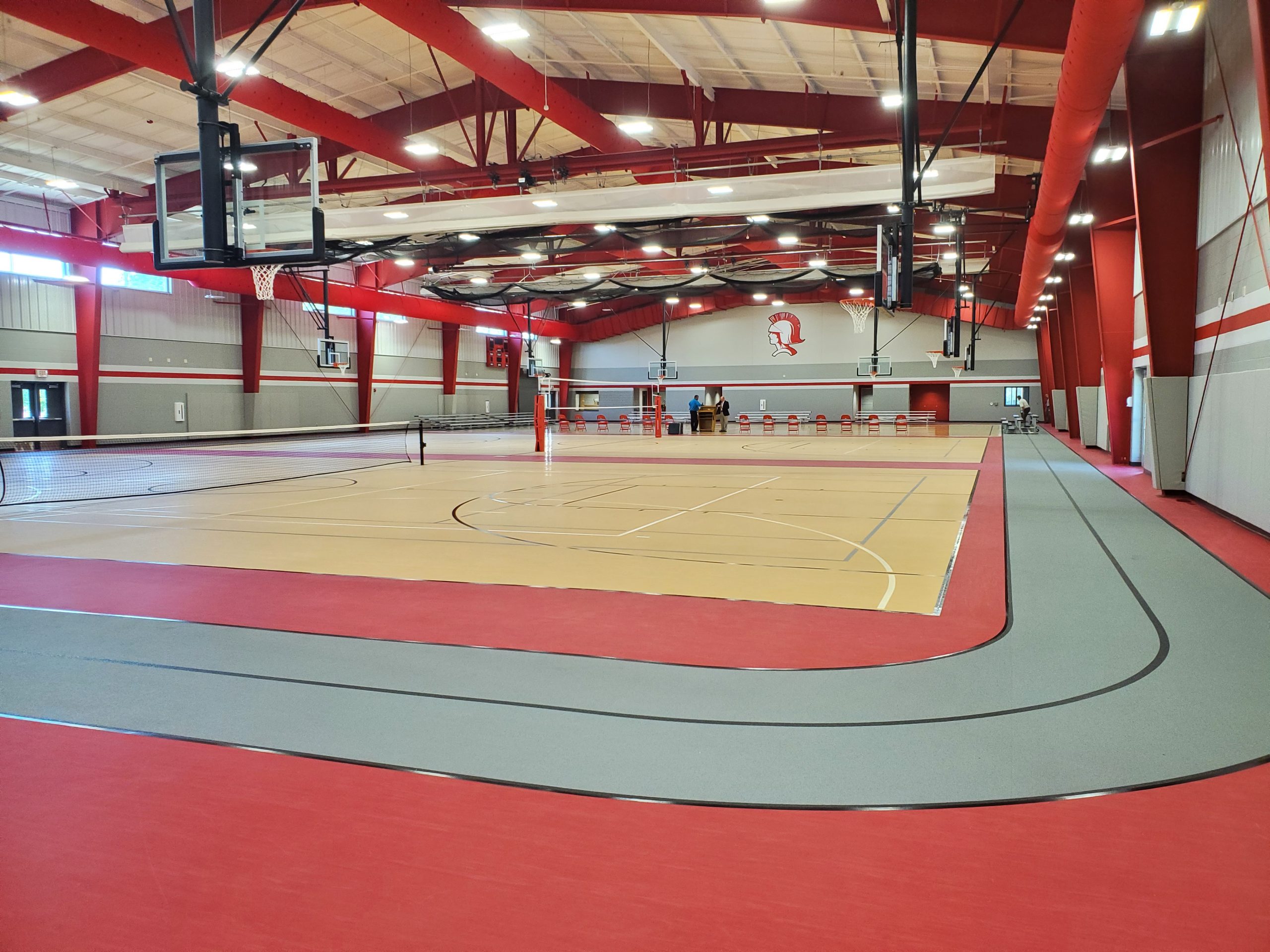 Indoor running track design and layout considerations for project