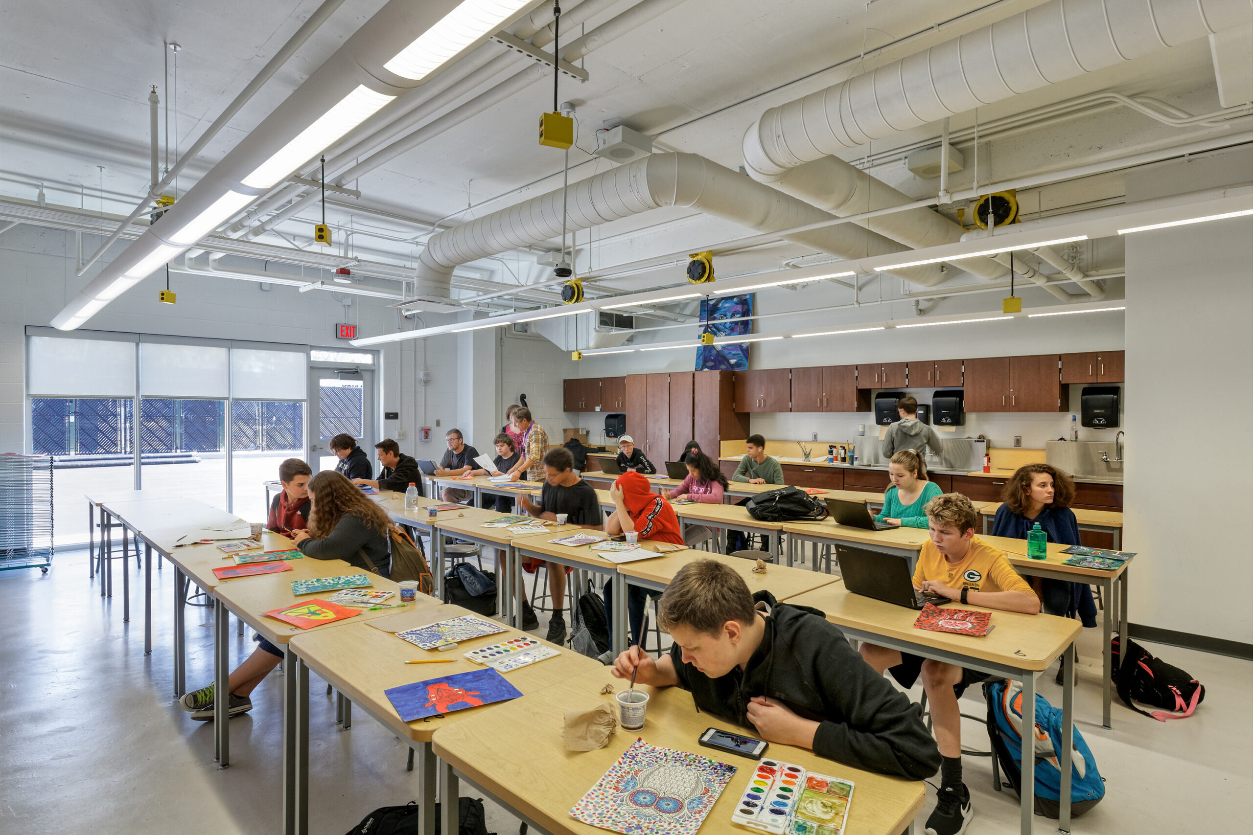 high school classroom layouts